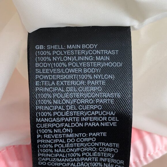 The North Face White & Pink Zip Jacket | Women's L - Picture 3 of 6